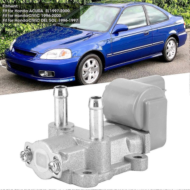 Alapjárati levegő szabályozó szelep, 16022-P2E-A51, Honda Acura EL, Civic, Civic Del Sol modellekhez