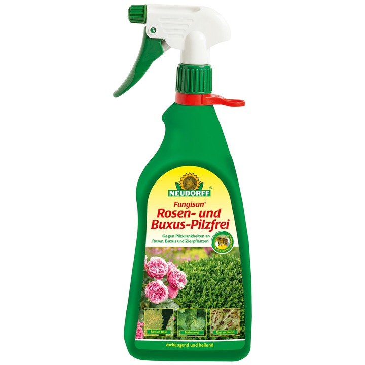 Fungicid pentru trandafiri si buxus, 1L, eficient impotriva bolilor fungice, protejeaza albinele