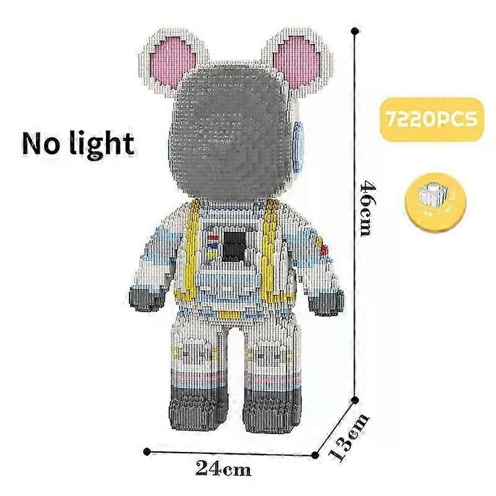 Set de constructie, blocuri colorate, 6893-Y, material ecologic