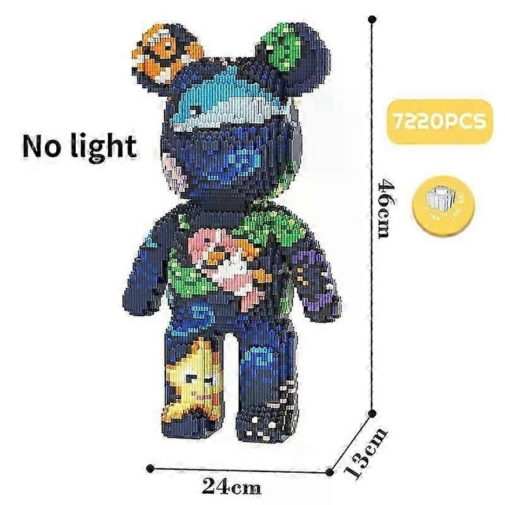 Set de constructie, blocuri colorate, 6880-Y, material ecologic