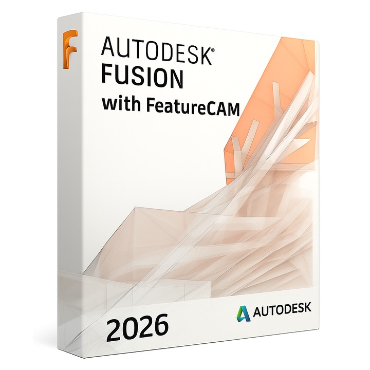 Autodesk Fusion with FeatureCAM 2026 – Abonament 1 an