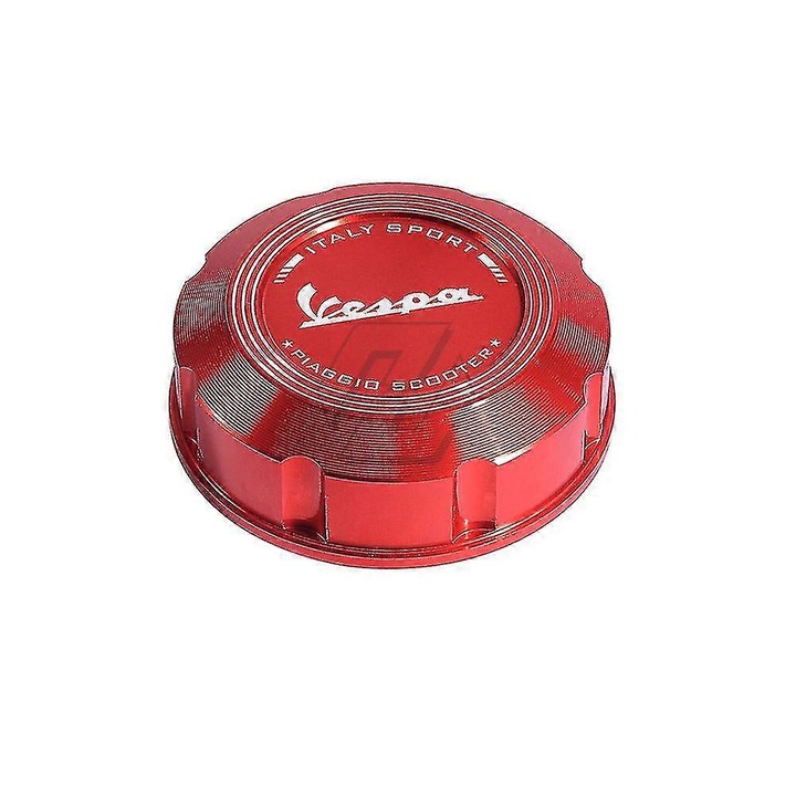 Capac rezervor combustibil pentru motociclete Vespa GTS GTV LX Primavera Sprint, rosu