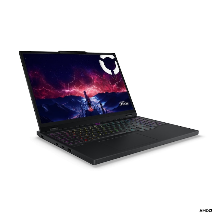 Lenovo Gaming Legion 5 15AKP10 laptop, 15.1" WQXGA (2560x1600) OLED 500nits fényes, 100% DCI-P3, Dolby Vision®, DisplayHDR™ True Black 600, 165Hz, AMD Ryzen™ AI 7 350 (8C / 16T, 2.0 / 5.0GHz, 8MB L2 / 16MB L3), videó NVIDIA® GeForce RTX™ 5070 8GB GDDR7