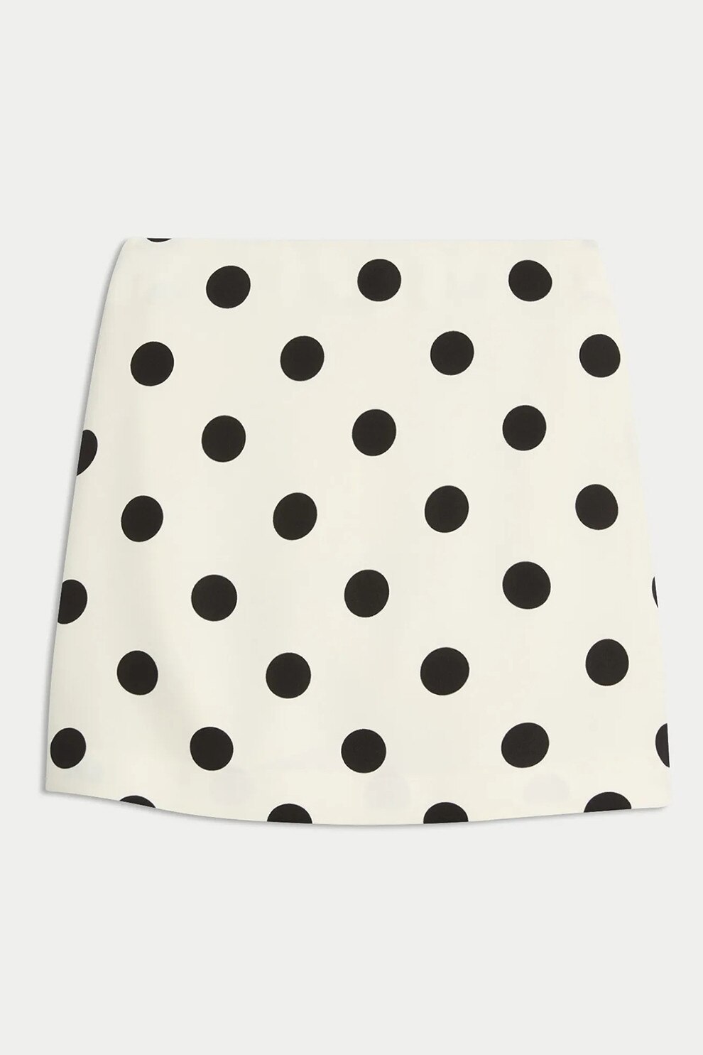 Marks & Spencer, Fusta mini cu buline, Alb, Negru, 16