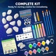 Set de arta DIY pentru copii, materiale pentru lucrari manuale, pictura pe pietricele, multicolor