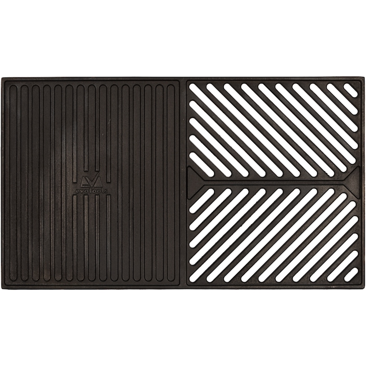 Plita tip grill de fonta, 600 x 350 mm