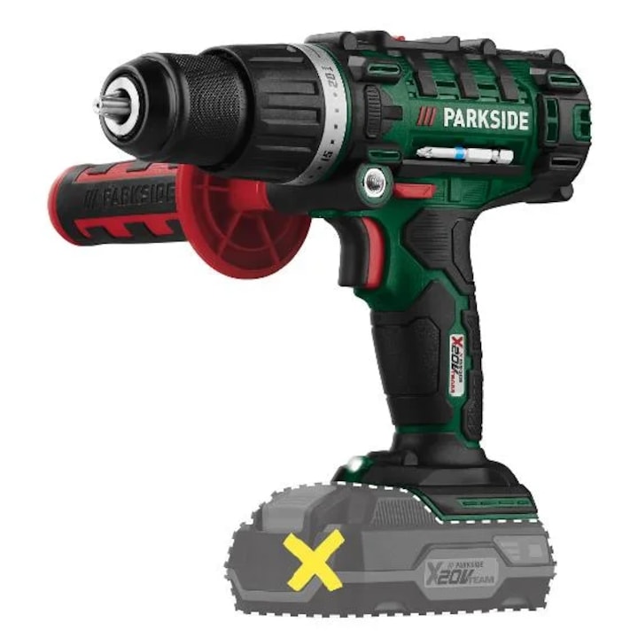 Акумулаторен перфоратор PSBSA 20-Li C3, Parkside, с батерия и зарядно устройство