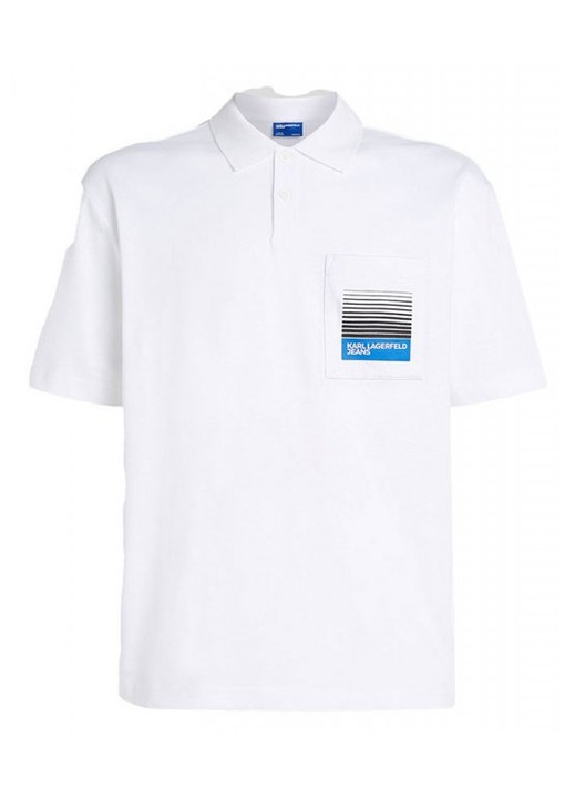 Póló, Karl Lagerfeld Jeans, Pamut, Fehér, L INTL