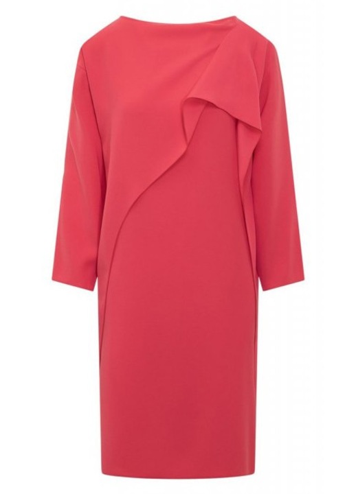 Rochie midi dama Emporio Armani, poliester, fucsia