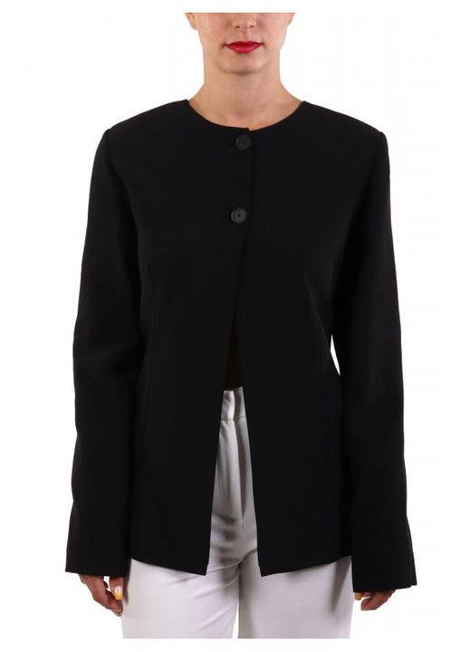 Bluza dama, LIVIANA CONTI, neagra, din viscoza si acetat, cu decolteu in V, 42 EU