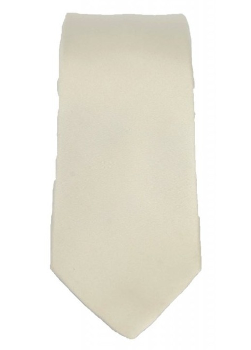 Cravata Pal Zileri, 100% matase, culoare ecru, marime unica