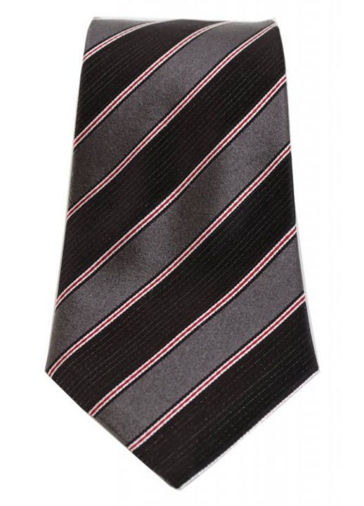 Cravata Armani Collezioni, model Grabata, 9cm, marime unica, culoare mauro, 100% matase