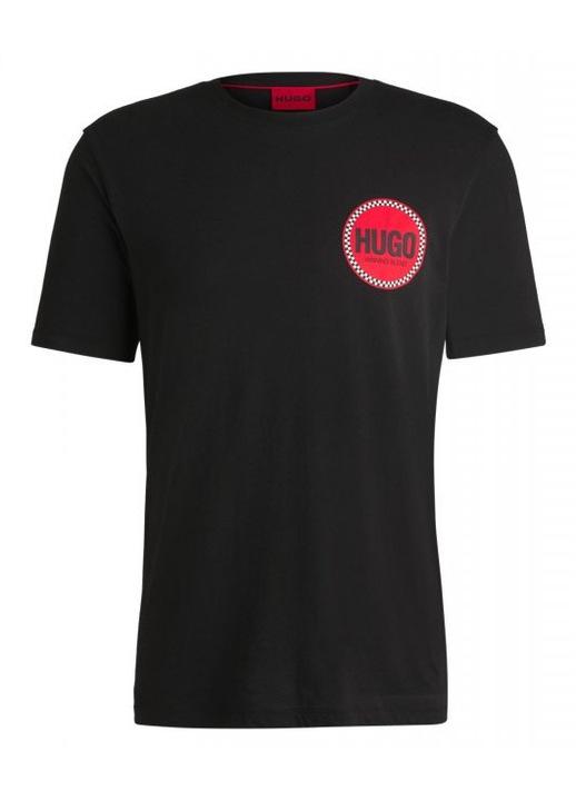 Tricou barbati DANETCHORB, HUGO, Bumbac, Negru, M INTL