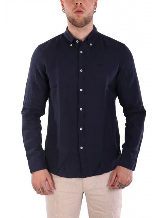 Camasa barbati H-ROAN-BD-E-C1-243, BOSS, In, Bleumarin