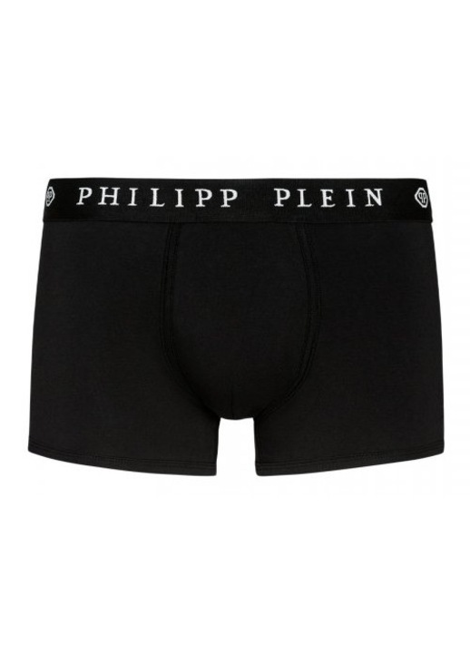 Lenjerie intima barbati, Philipp Plein, boxer, negru, 48% modal, 48% bumbac