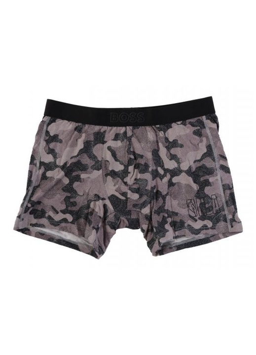 Lenjerie intima barbati BOSS boxer, bej-maro, 95% bumbac, 5% elastan, XL INTL