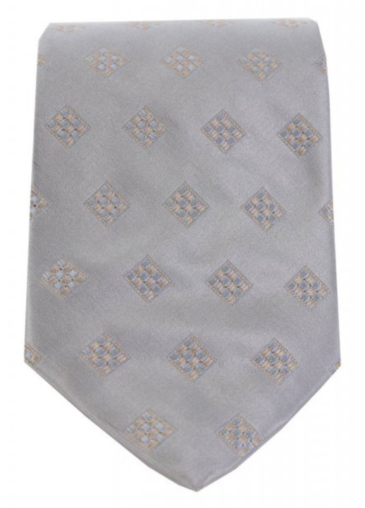 Cravata BOSS, model GRABATA, 65% matase, 35% bumbac, multicolor, o singura dimensiune