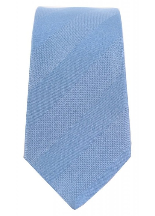 Cravata HUGO, model GRABATA, 6cm, culoare SIEL, marime unica