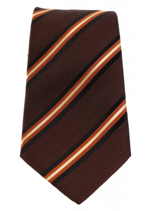 Cravata BOSS, model GRABATA, portocalie, 9cm, marime unica, 100% matase