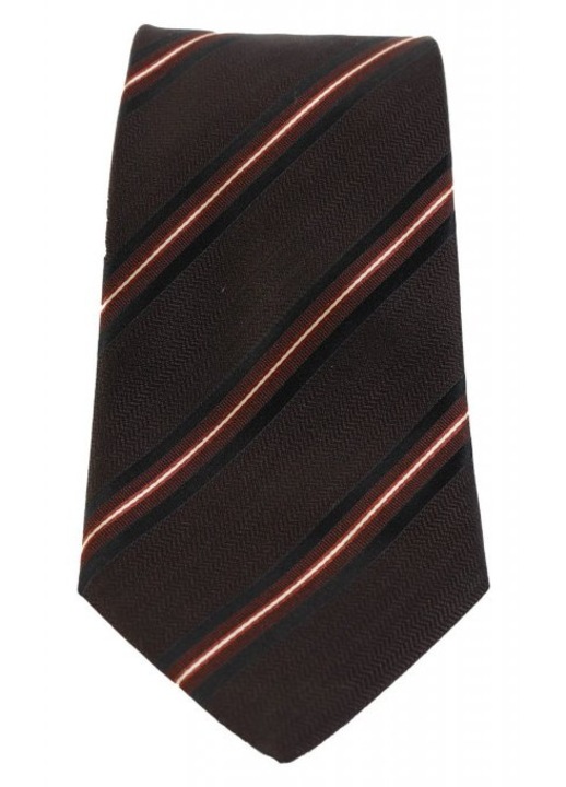 Cravata BOSS, model GRABATA, 9cm, 100% matase, culoare RIGE KAPHE, One Size