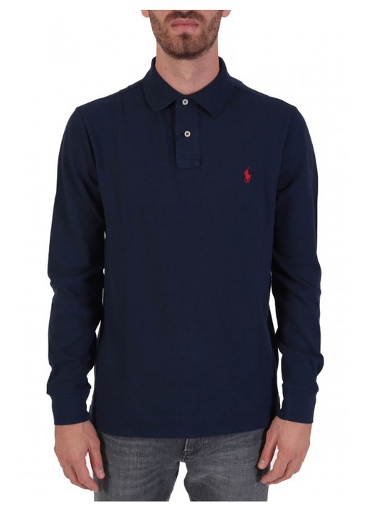 Bluza Ralph Lauren pentru barbati, Bumbac, Negru, Bleumarin