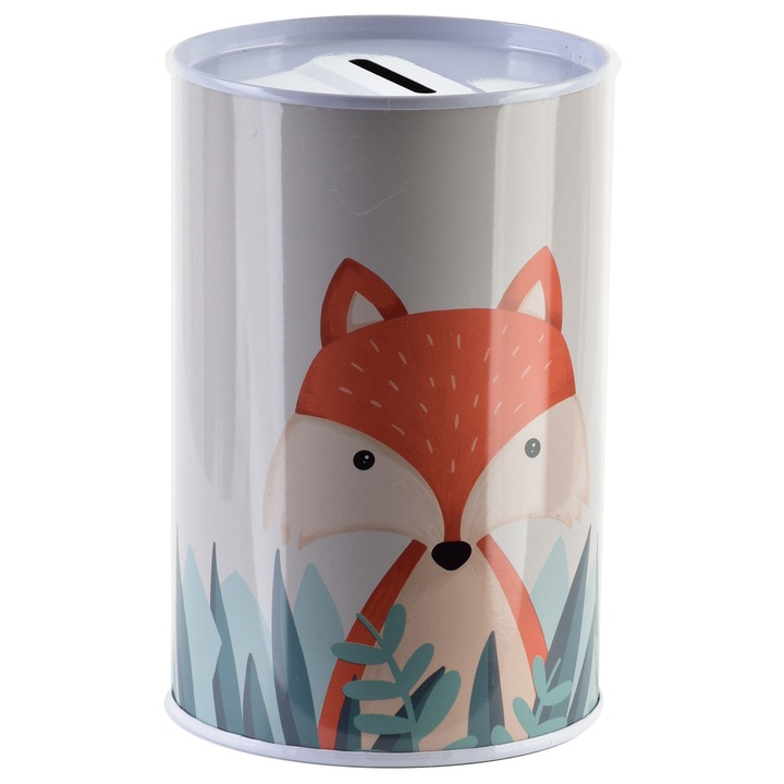 Pusculita metalica Adi, 8x12,5cm, design elegant, decorativ