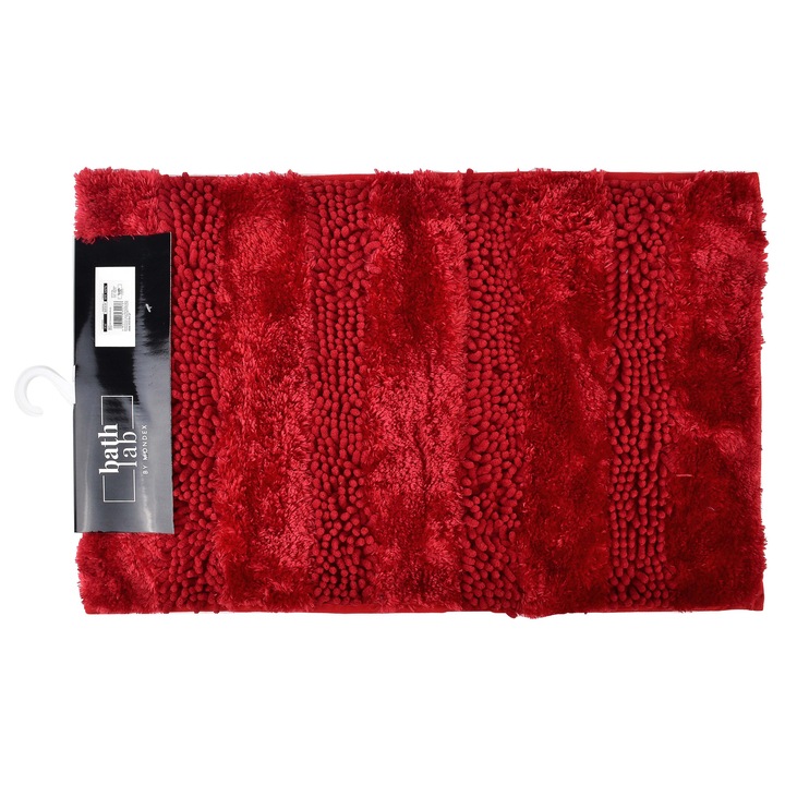 Covoras baie Bathlab ZAC, rosu, 60x40cm, antiderapant, rapid uscare