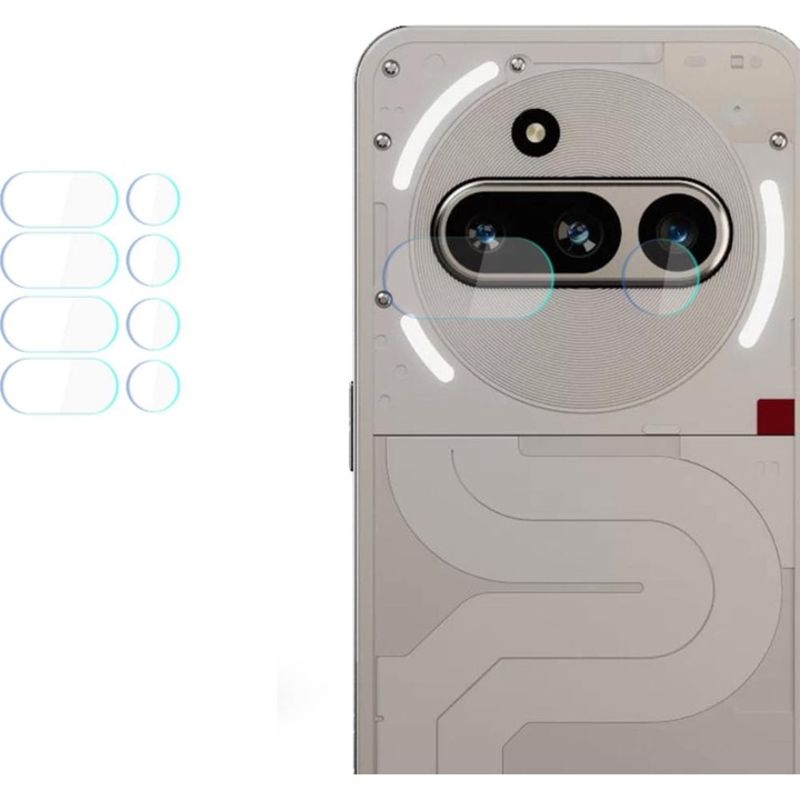 Set 4x Protector de lentile din sticlă 3mk Lens Protection pentru Nothing Phone (3a)