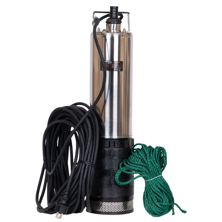 Pompa submersibila WOLFSON pentru apa murdara si nisip, 1500W, 1 tol, debit maxim 65.000 L/H, adancime max. 20 m, diametru 150 mm