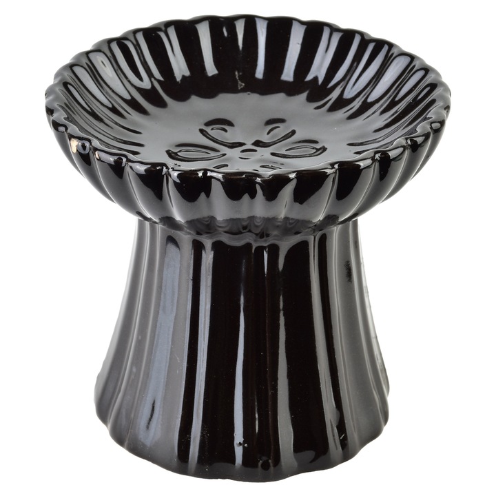 Difuzor ceramic aromaterapie Mondex 10,5x8,5x9,5cm negru