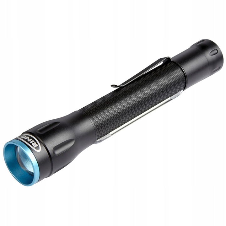 LED фенерче с пръстен Zoom150, 150 лумена, батерия, 159x27x27 мм