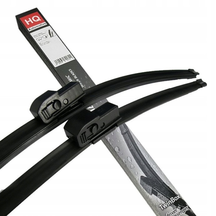 Set stergatoare HQ Aero DYNAMIC pentru AUDI A4 B6 2001-2003, 550mm + 550mm, fara articulatii