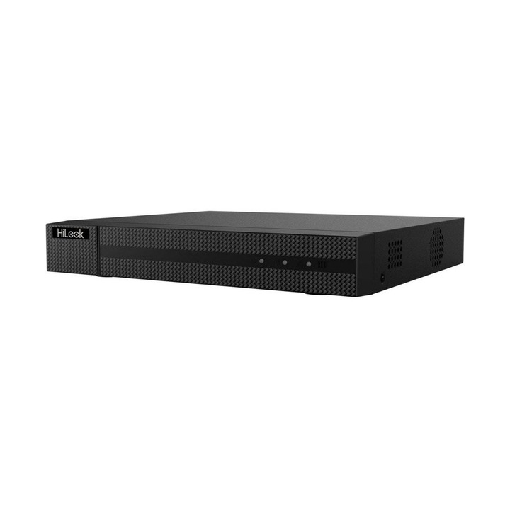 NVR Hilook NVR-104MH-D/4P, 4 canale, 6 MP, 60 Mbps, 265x225x48mm, negru