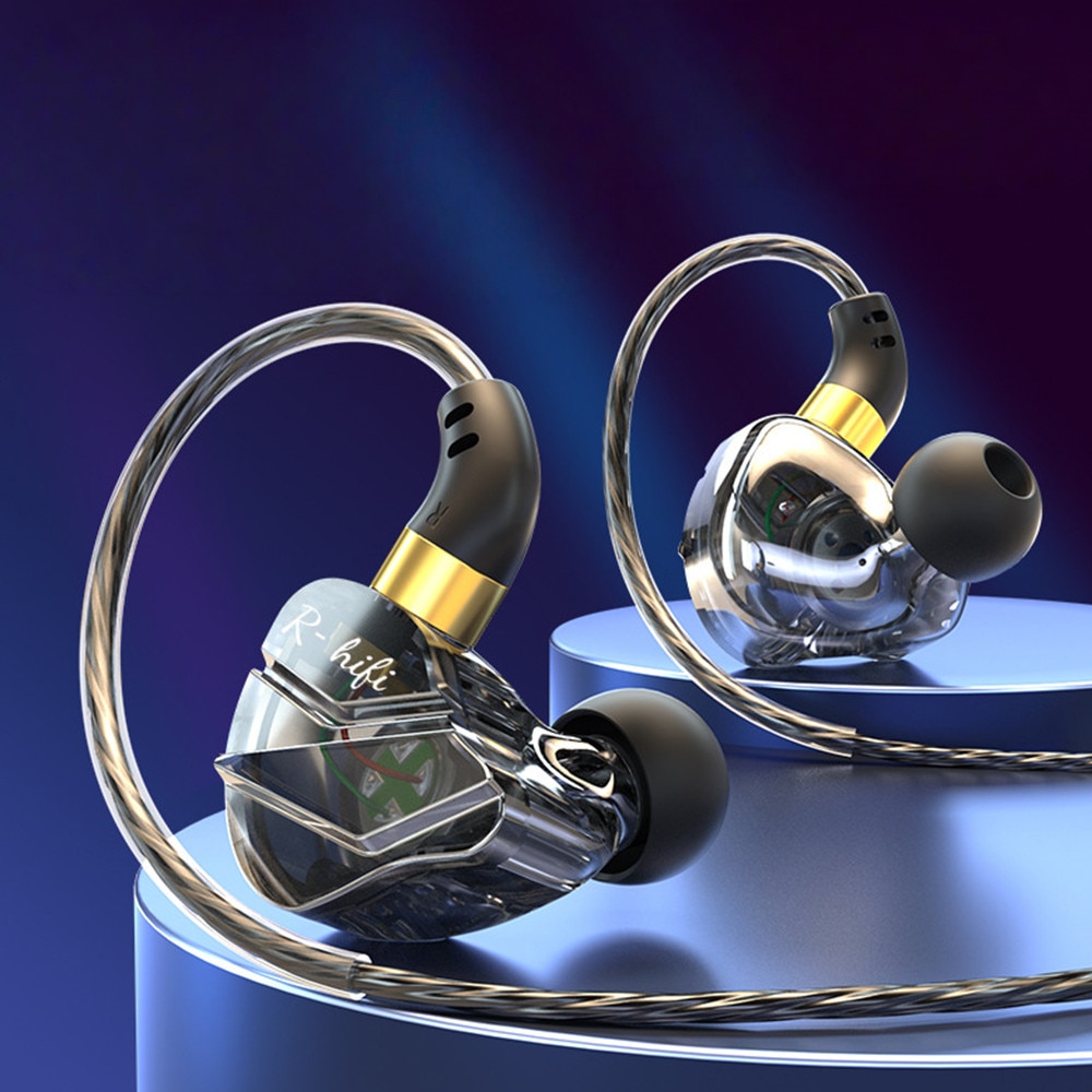 Casti cu fir, In-Ear, Type-C, Control Volum, 1.2m, Calitate Sunet HiFi, Negru