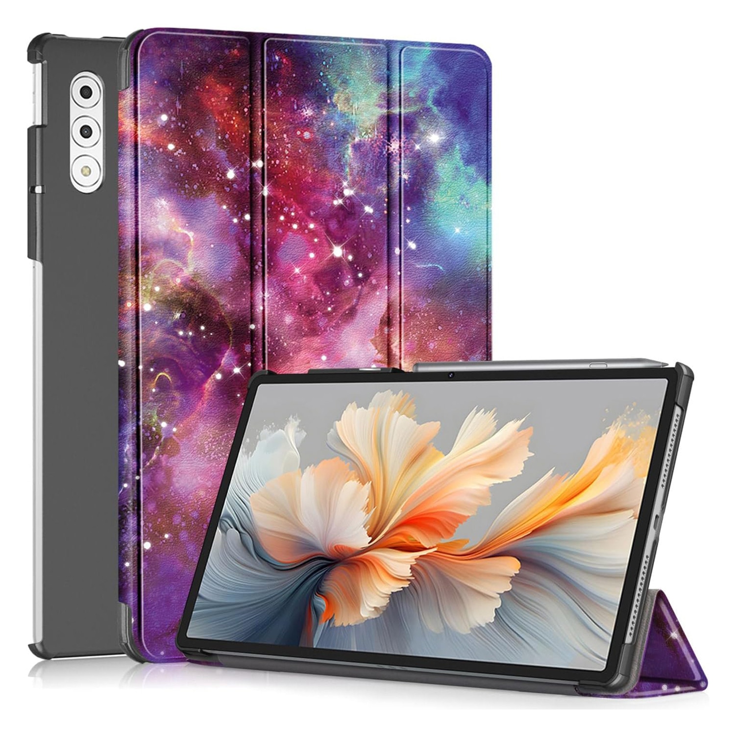 Husa tabletă Omelivon, pentru Lenovo Yoga Tab Plus 12.7", auto sleep/wake, multicolor, 2025