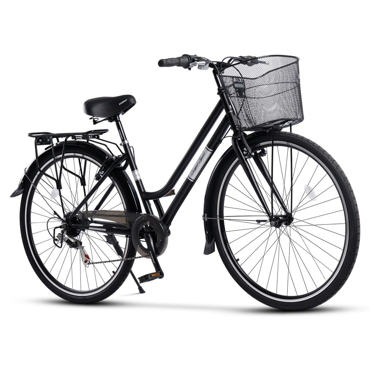 Bicicleta Single Speed/Fixie SXT ,Negru/Galben,700C,58 - eMAG.ro