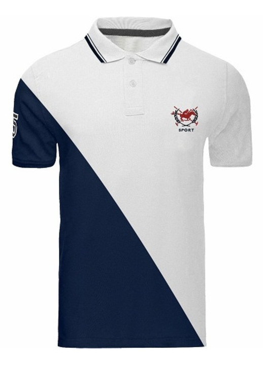 Polo gallerral, ferfi, tobbszinu, klasszikus szabas, Többszínű