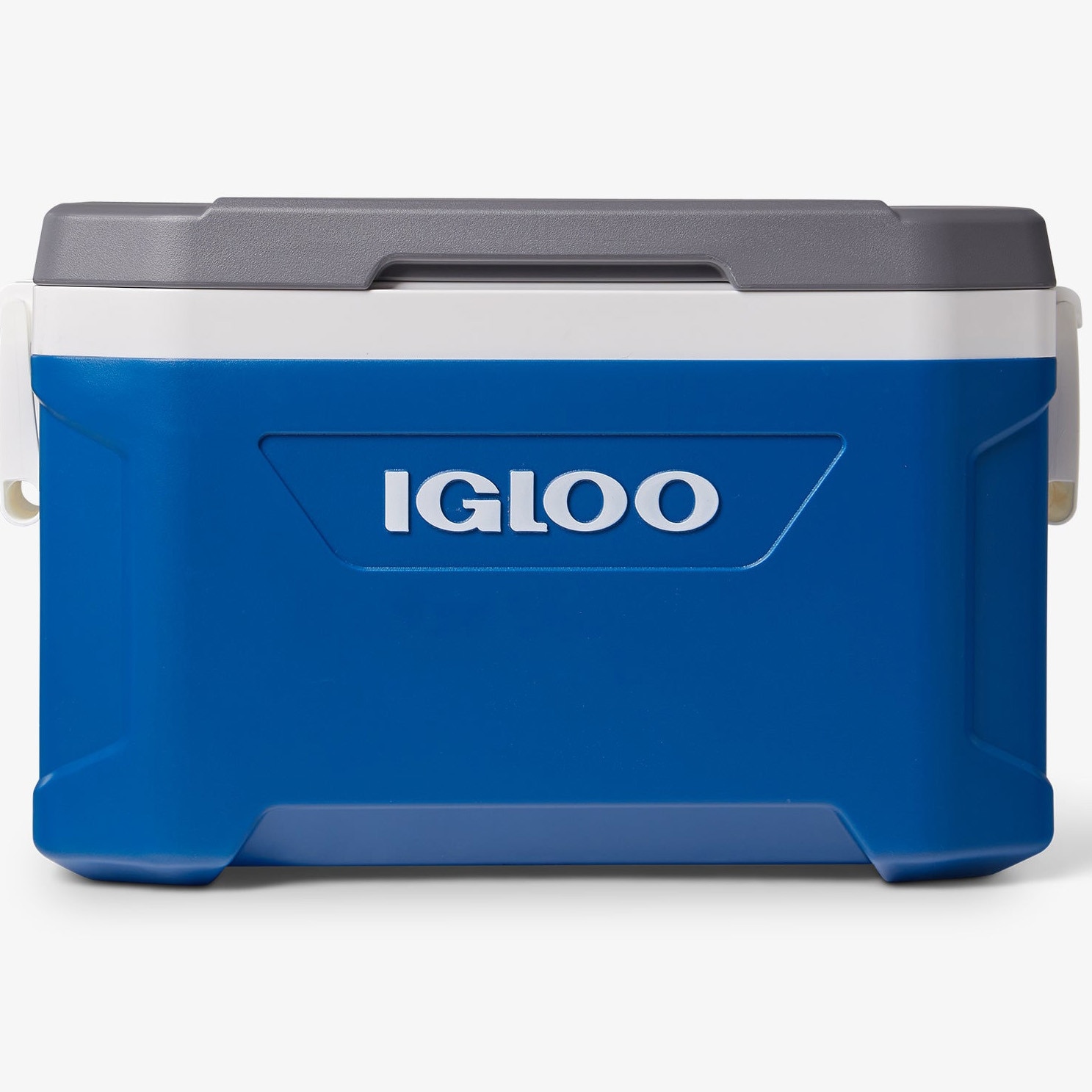 Lada frigorifica pasiva Igloo 52 QT cu manere, 49 litri, albastra