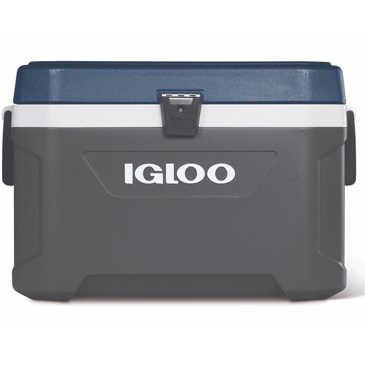 Хладилна кутия Igloo 54 QT с дръжки, Пасивна, 51 литра, Сив
