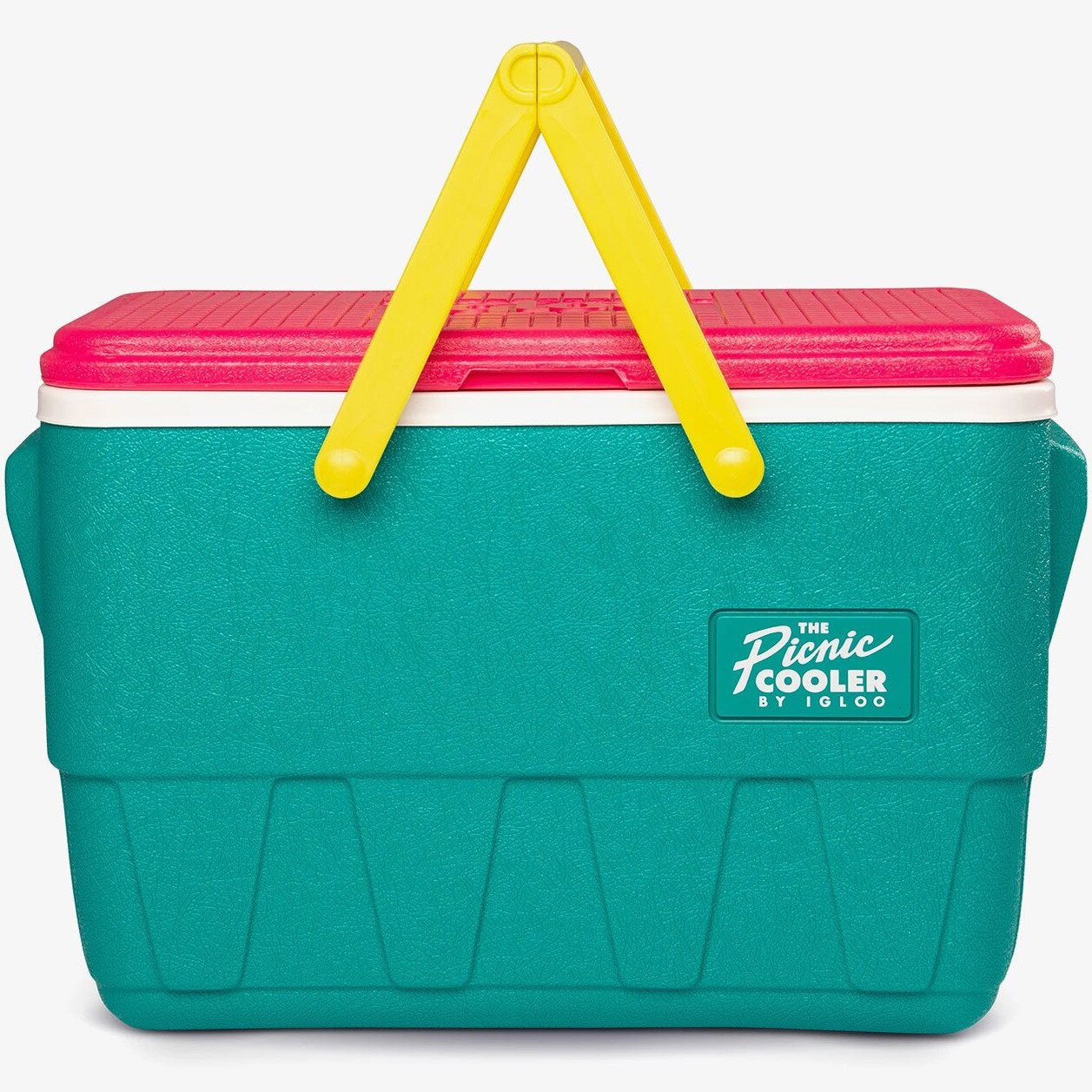 Lada frigorifica pasiva Igloo 25 QT tip cos picnic retro, 23 litri, verde