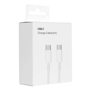 Cablu de Date si Incarcare USB-C 30W 2m Alb