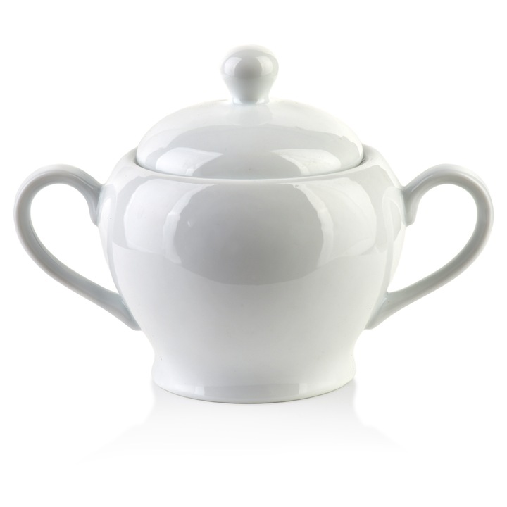 Zaharnita simpla 380 ml 11 x 17,5 x 11,5 cm Mondex alb