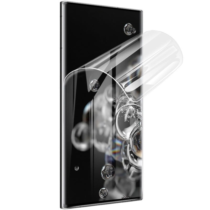 PolyFlex фолио, съвместимо с Motorola Razr Ultra (2025), 100 микрона силиконов полимер, лесен монтаж, без течност, регенериращо се, лепило по цялата повърхност, съвместимо със сензор за пръстови отпечатъци, HD Pro яснота, за цялото лице