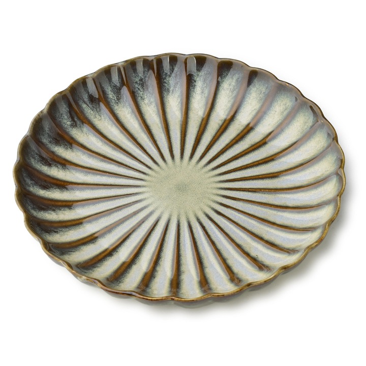 Farfurie desert, Affekdesign By Mondex, portelan, 20.5x3cm, verde