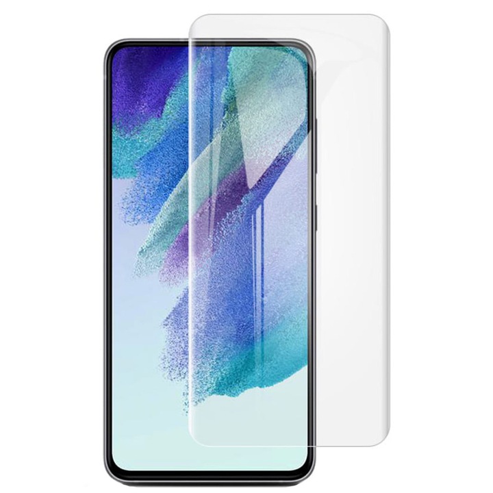 Удароустойчиво фолио PolyFlex, съвместимо с Umidigi G9x, 200 микрона D3O силиконов полимер, лепило без остатъци, лесен монтаж, без течност, подновяемо, пълно лепило, съвместимо със сензор за пръстови отпечатъци, пълно покритие