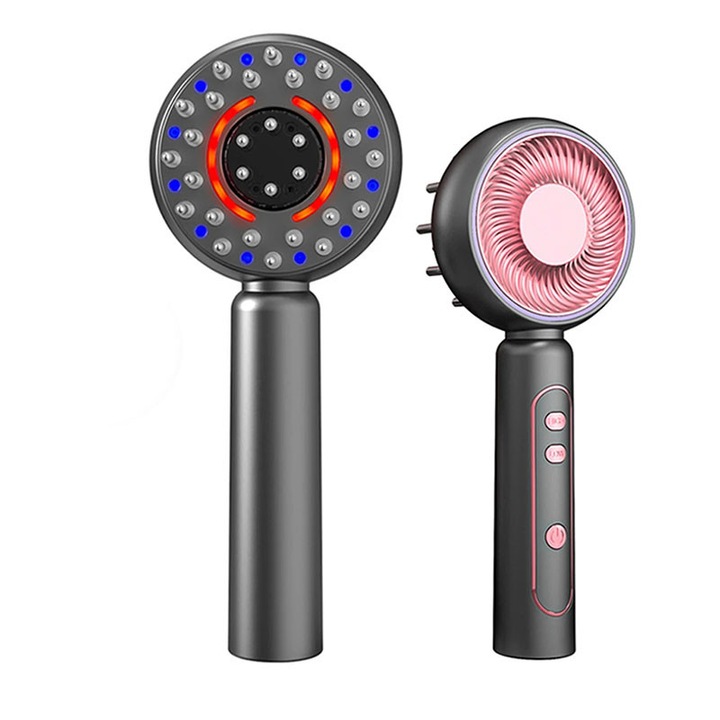 Elektromos fejbőrmasszírozó, Garsonal, 4 üzemmód, 3 vibrációs szint, olajtartály