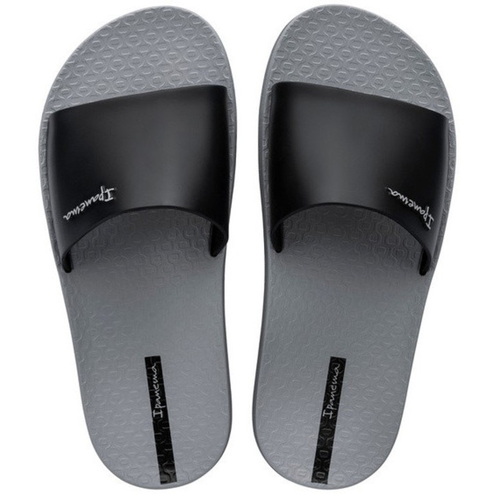 Slapi Ipanema Slide pentru barbati, la moda si confortabili pentru plaja, Negru