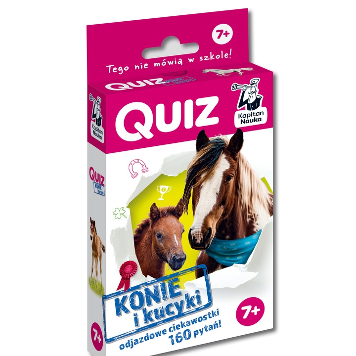Quiz "Konie si kuciki", Edgard, 160 intrebari, format pocket