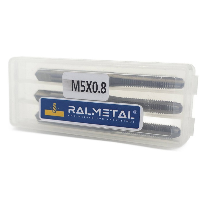 Tarod manual M5 x 0.8 DIN 352/3 6H HSS - Set de 3