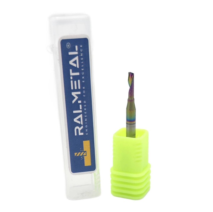 Frez VHM 1, Ralmetal, 2 mm, 8 mm, 3.175 mm, 38 mm, DLC